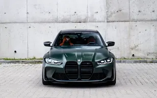 BMW M3 Competition widziane z przodu